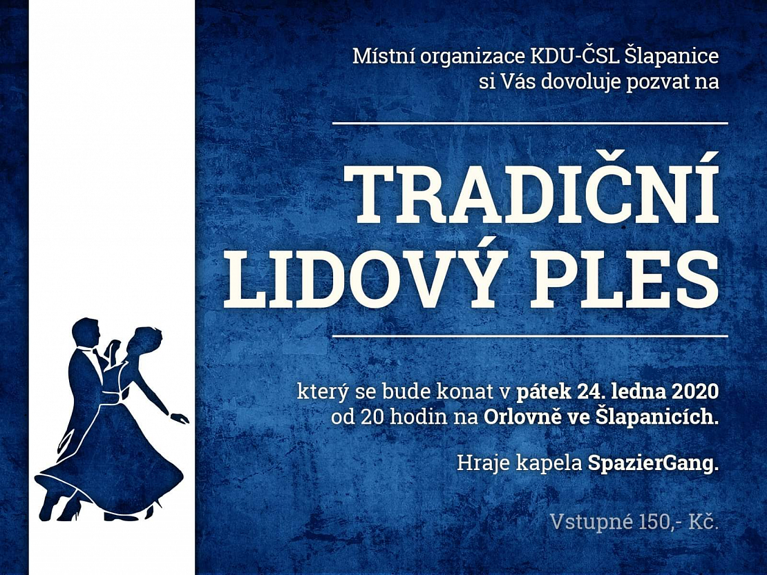 Pozvánka na tradiční lidový ples